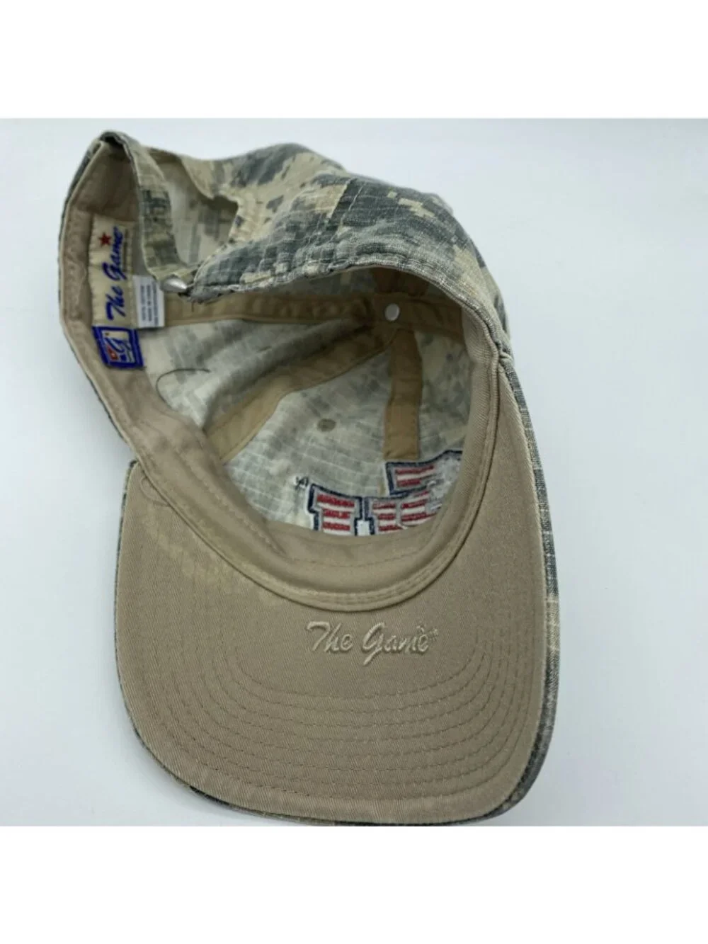 Shenandoah University Camo Strap-back Hat NCAA Men's Adjustable Cap